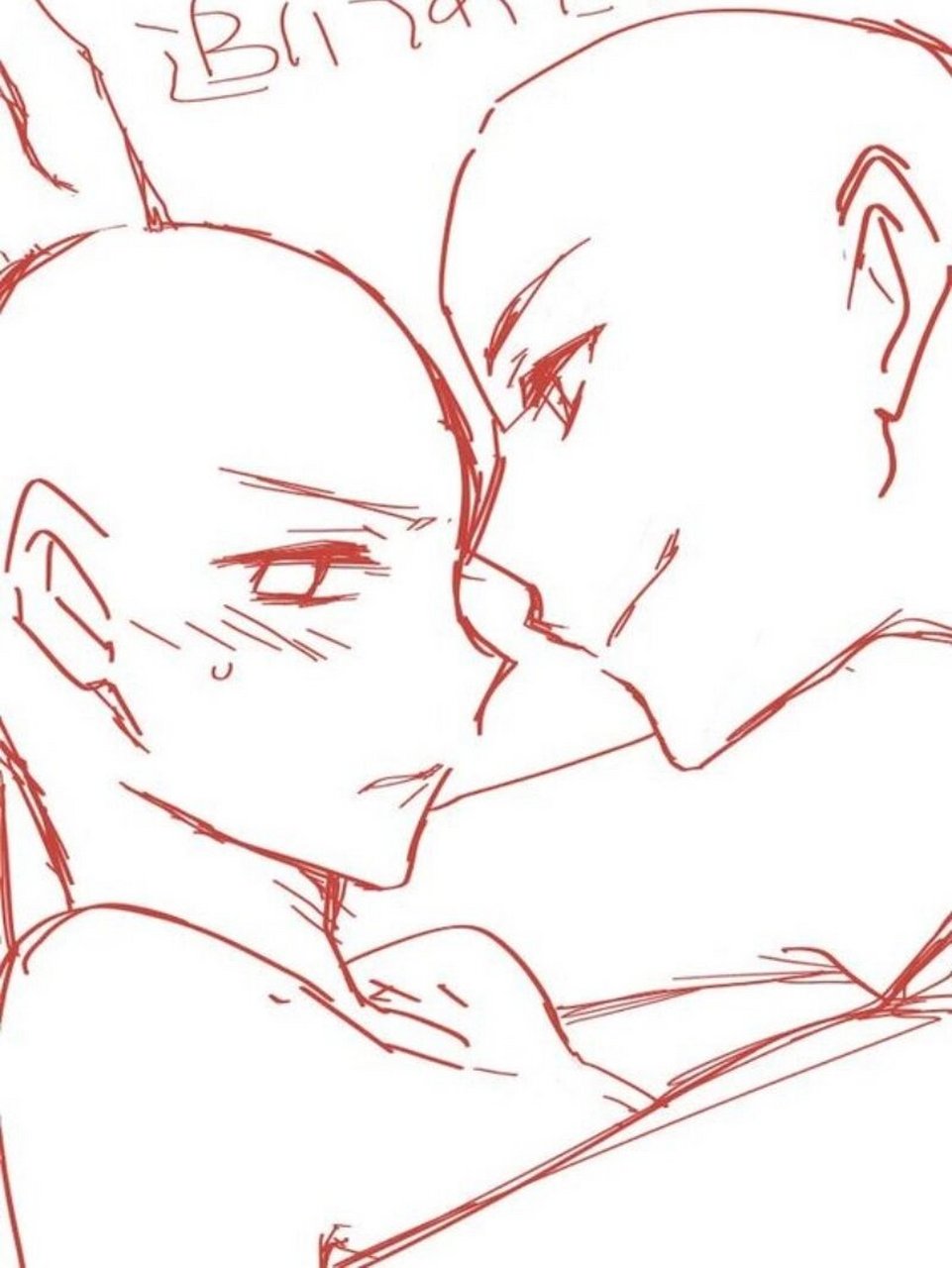 【绘画素材】情侣壁咚绘画参考