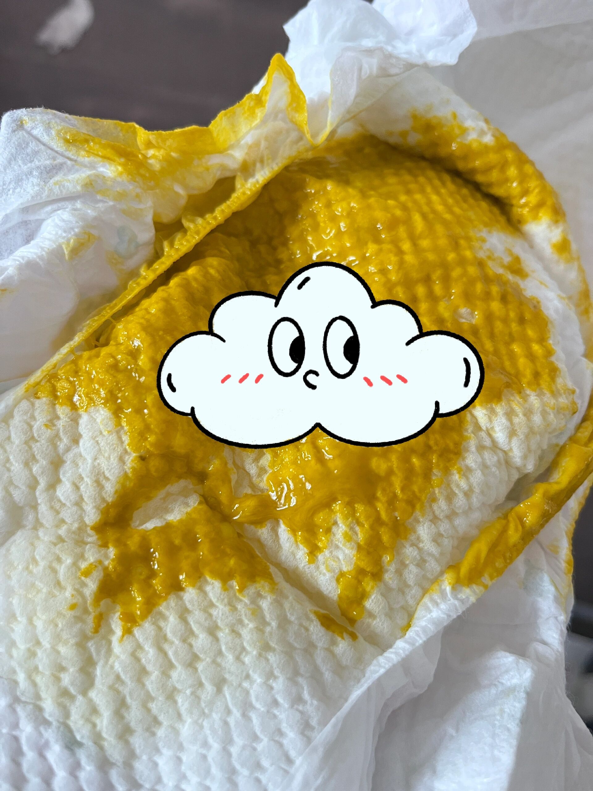 宝宝三个月一直是这种稀粑粑