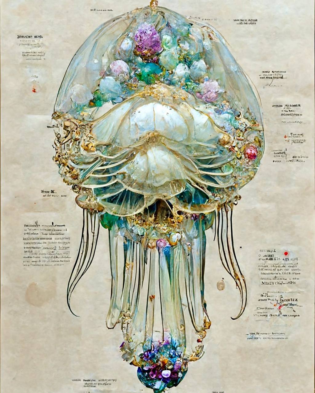 蜉蝣解语|生物图鉴95安托尼娅太阳水母 安托尼娅太阳水母 antoinia