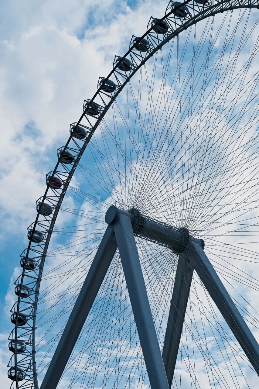 晋安湖的摩天轮终于拥有一个完整身体了