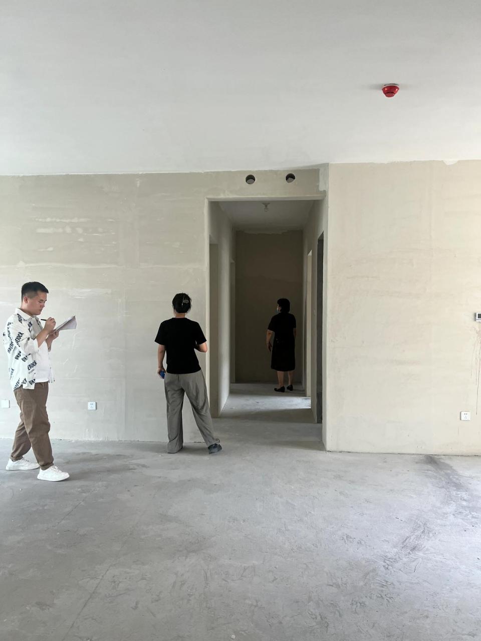 淄博最近8月份的新盘橡树黄金城,今天量房这个.