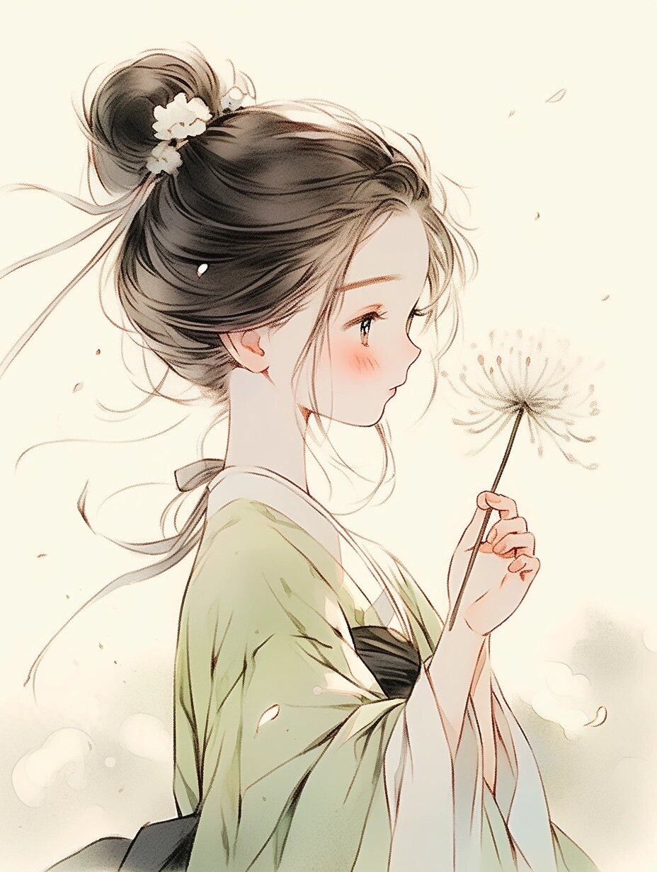 女生头像||又见蒲公英女孩78
