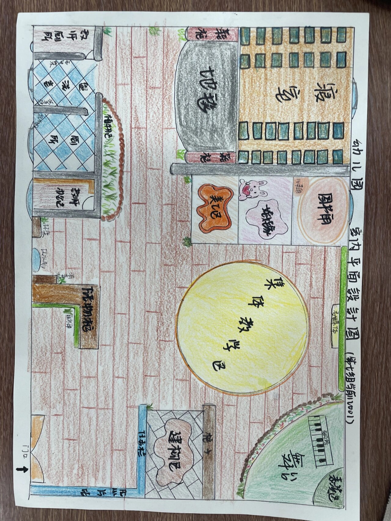 幼儿园区域活动设计平面图