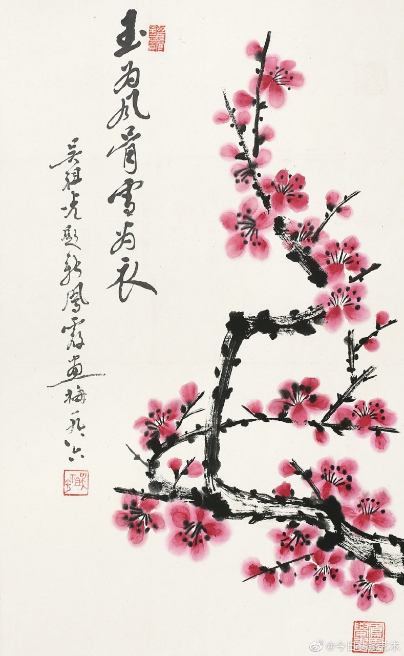 【 著名评剧演员新凤霞国画作品 】