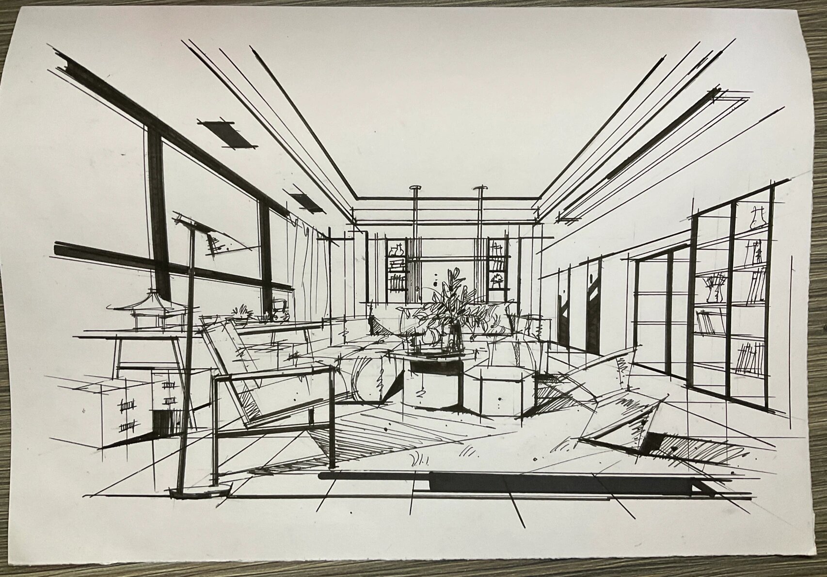 室内设计手绘效果图|家装效果图