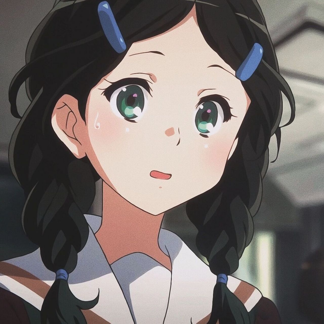 清纯干净の动漫女头 截自动漫  自截拿图