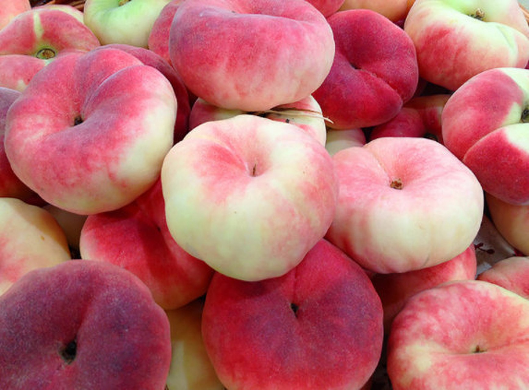 现摘现发山东肥城桃大桃蟠桃鲜桃*5-5.5斤,29.9入!