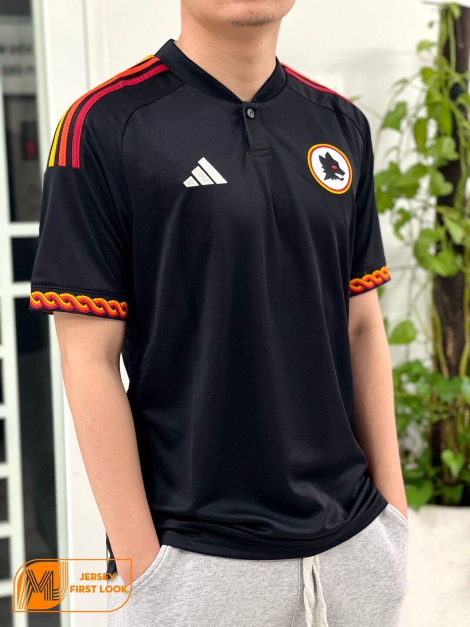 罗马新赛季第三球衣实物图 #足球#0202#小红书竞技场#0202