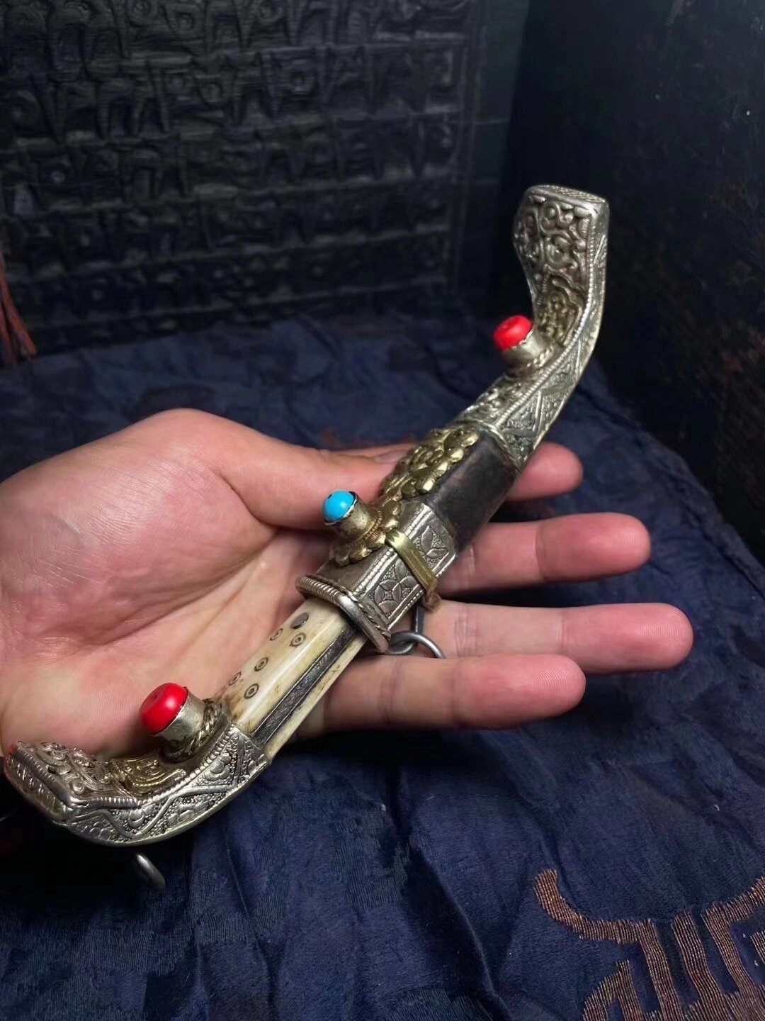 老藏刀 藏传文玩老藏刀