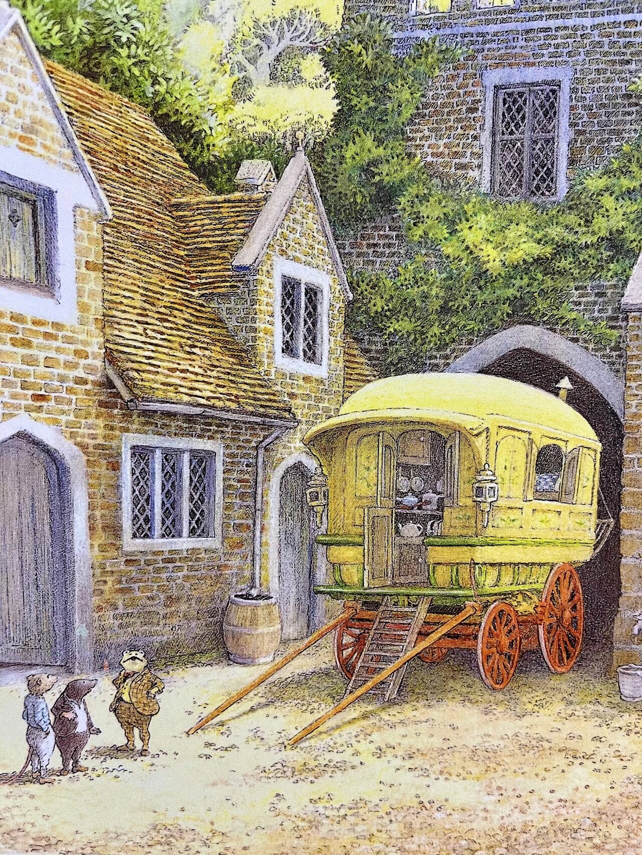 绘本画面  |  柳林风声 - the wind in the willows 	 作者:kenneth