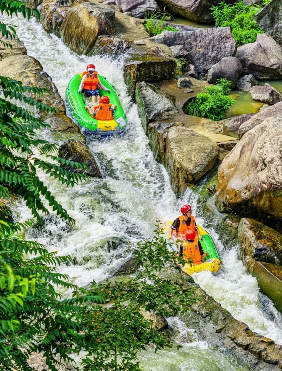 没有来过仰天霞漂流98 - 周末跟小伙伴去奉新仰天峡漂流～太刺激了!