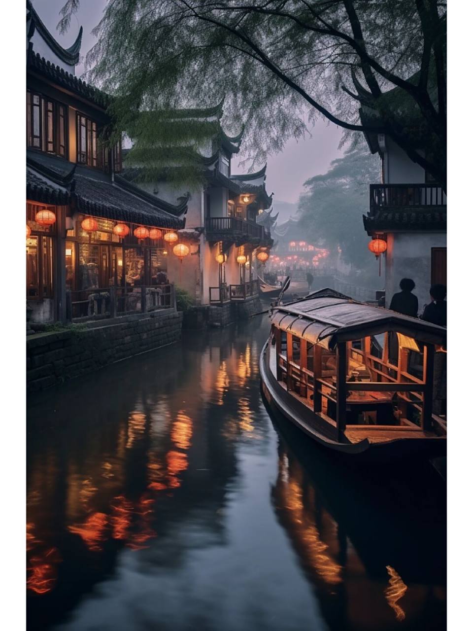 总要去一趟江南吧. #江南烟雨# #唯美意境# #旅游# #古镇