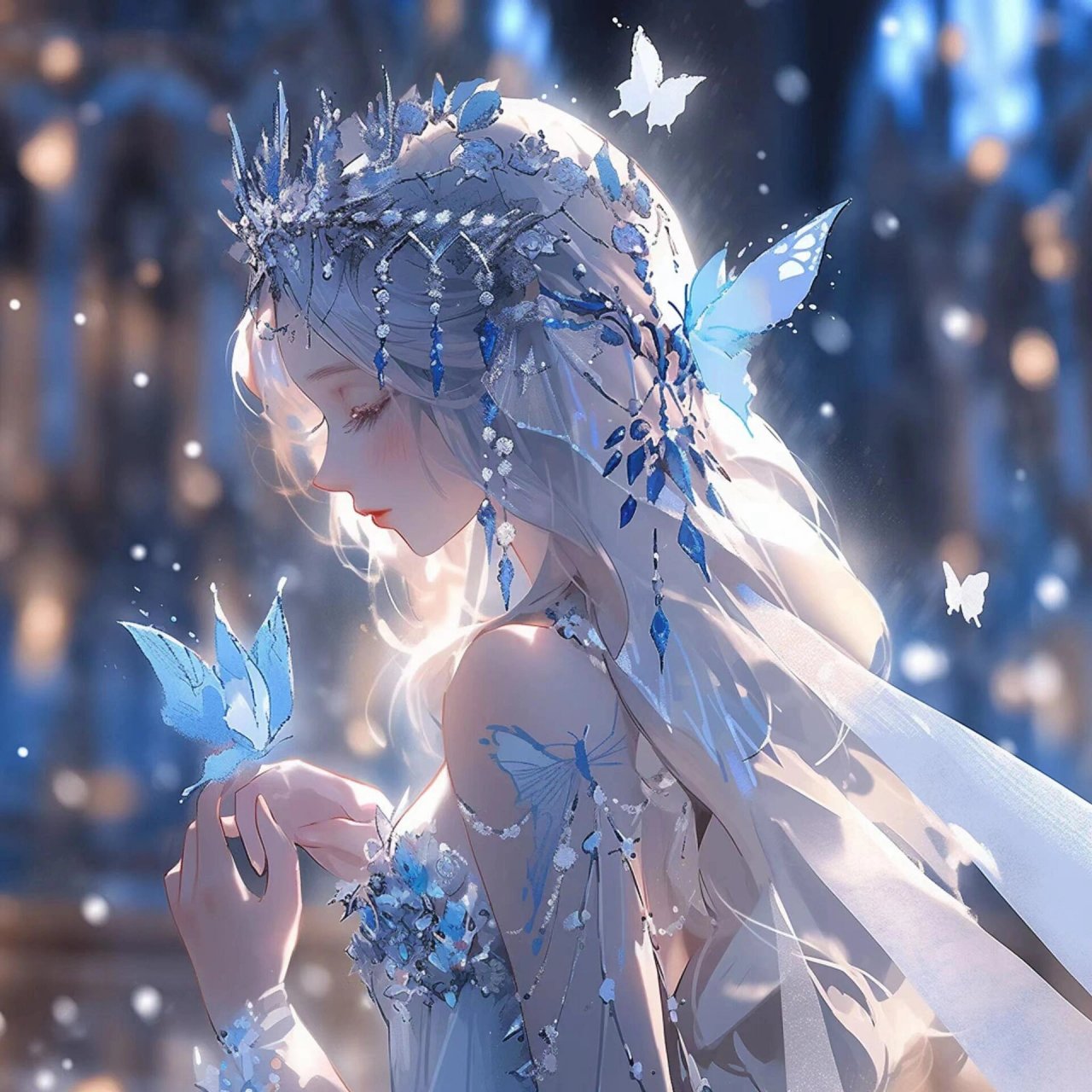 精灵系列51566|女生头像|唯美 你是落入凡间的天使 误入凡世的