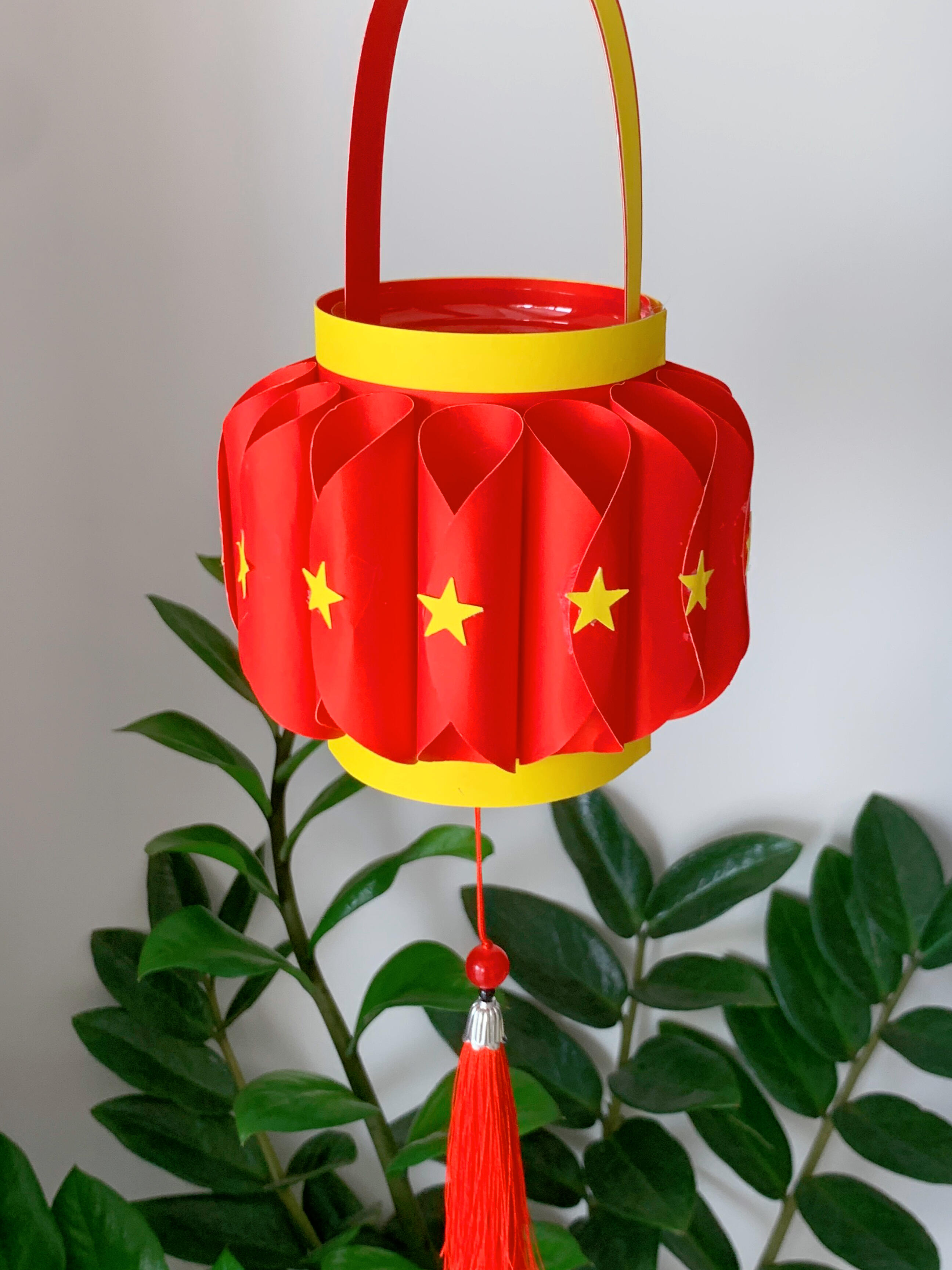 超美的新年灯笼,简单易做,假期带孩子一起