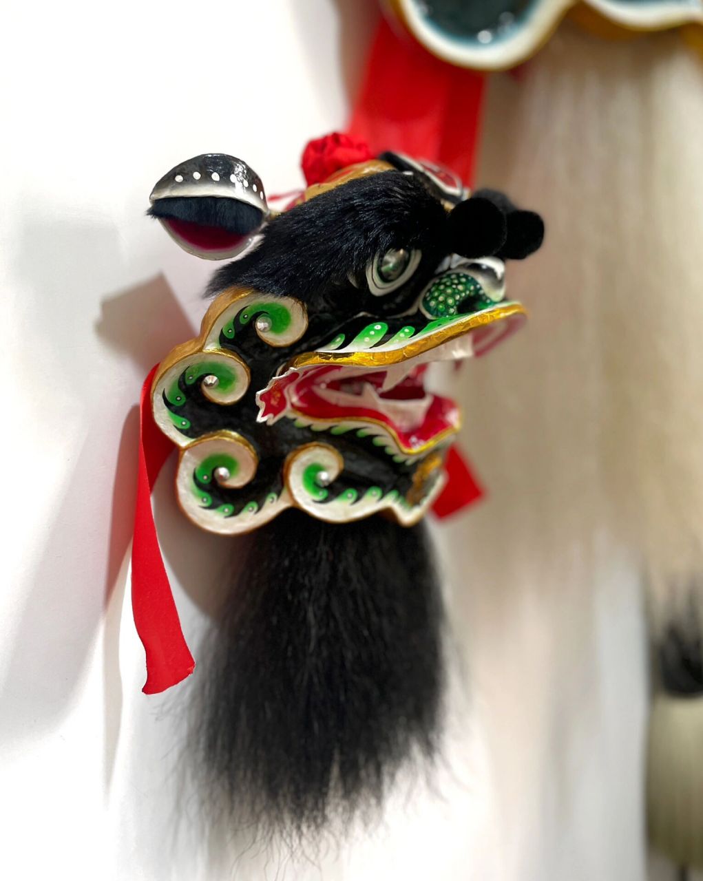 传统文化 小虎狮头 海陆丰迷你手工小狮头 新增成员——小黑