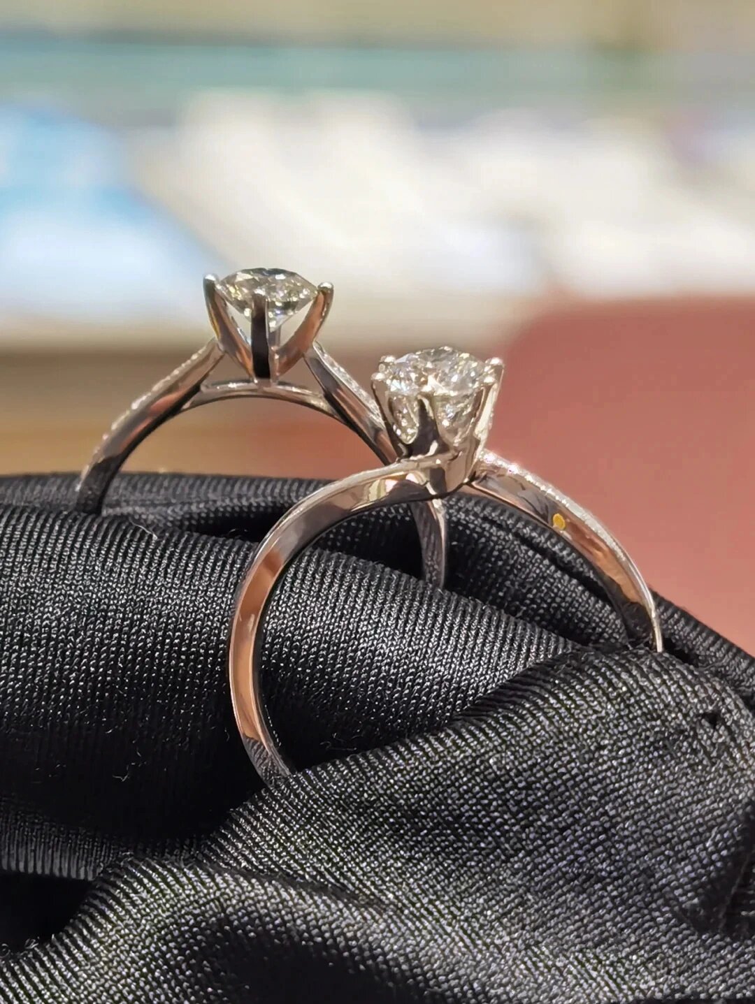 周大福x戴比尔斯forever mark系列钻石戒指周大福x戴比尔斯forever