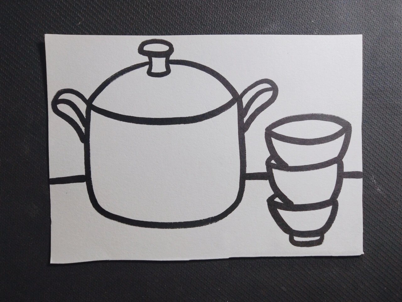【100/56】简单儿童画《锅