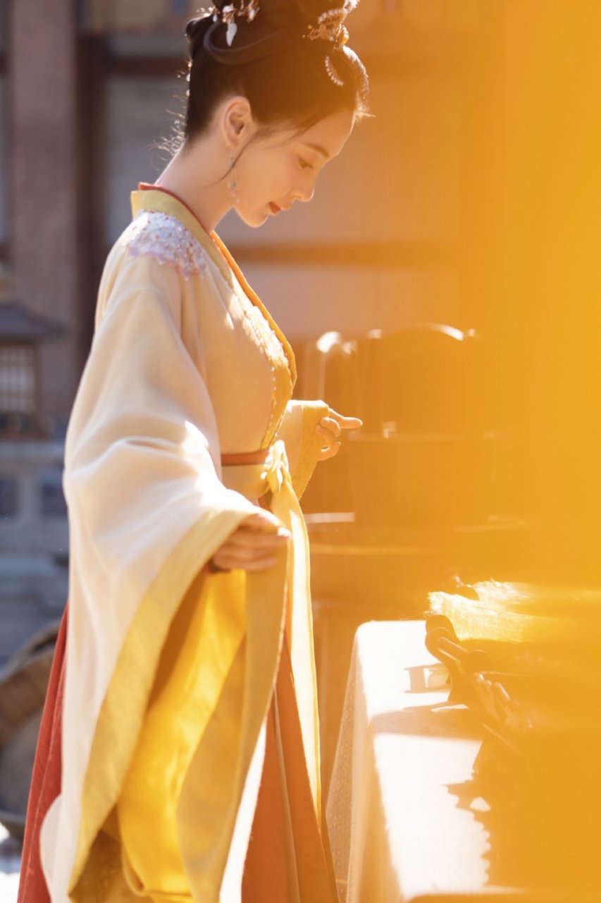 杨颖相思令黄衣古风造型#.