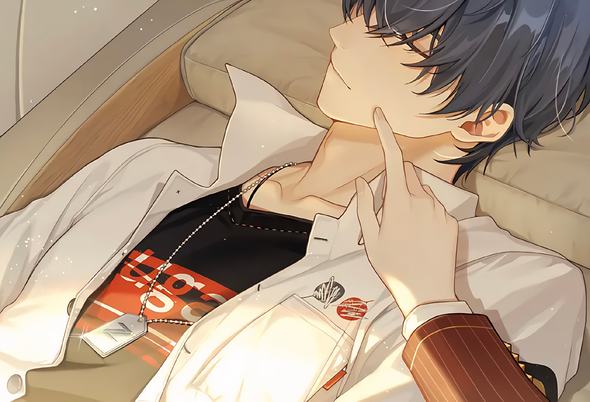 一些陆景和卡面的神句 "有人问我,爱情是什么,我想起你.