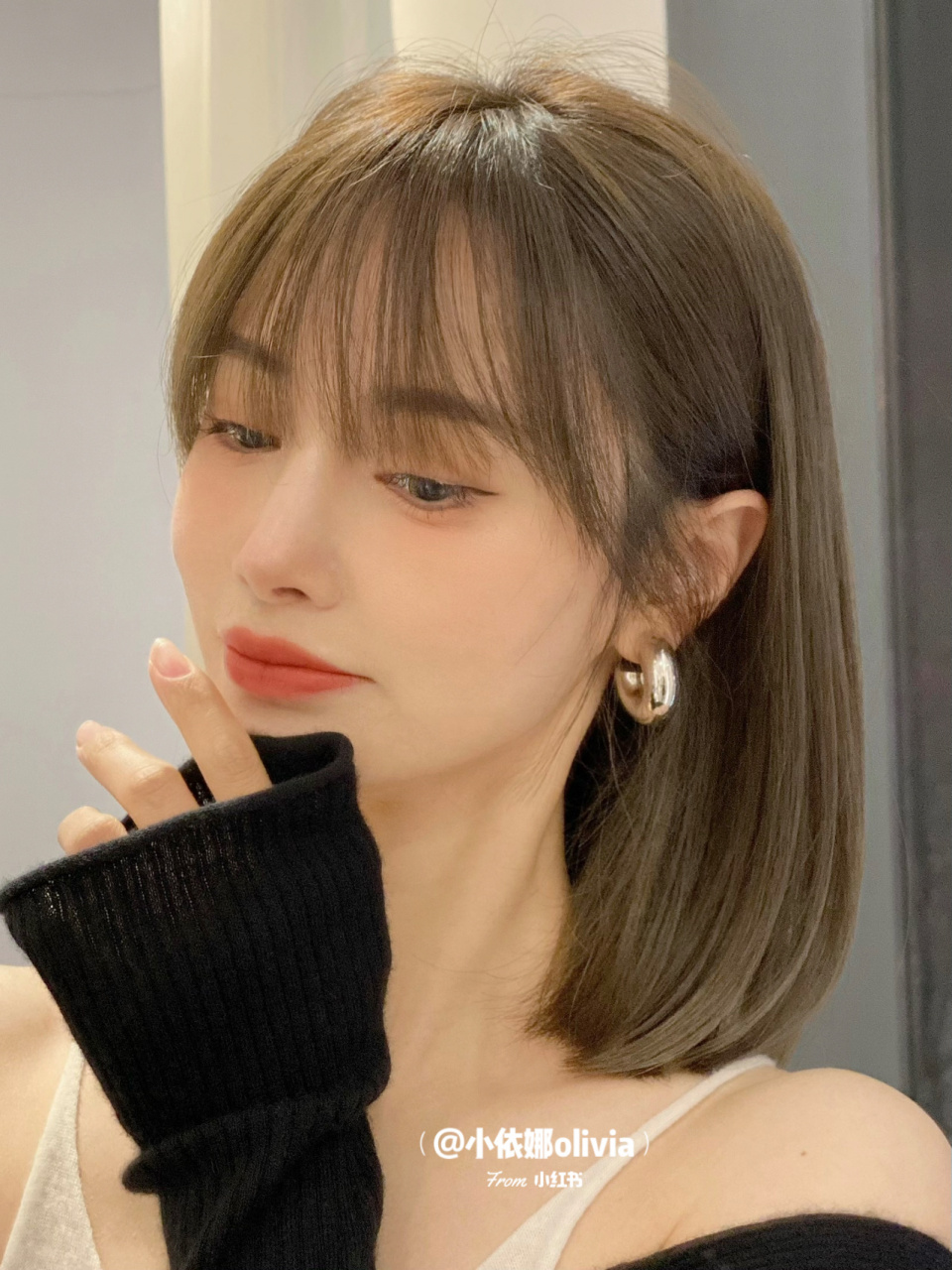 冷棕色!显白yyds 秋冬发色温柔绝了 我又双叒叕染头发啦!