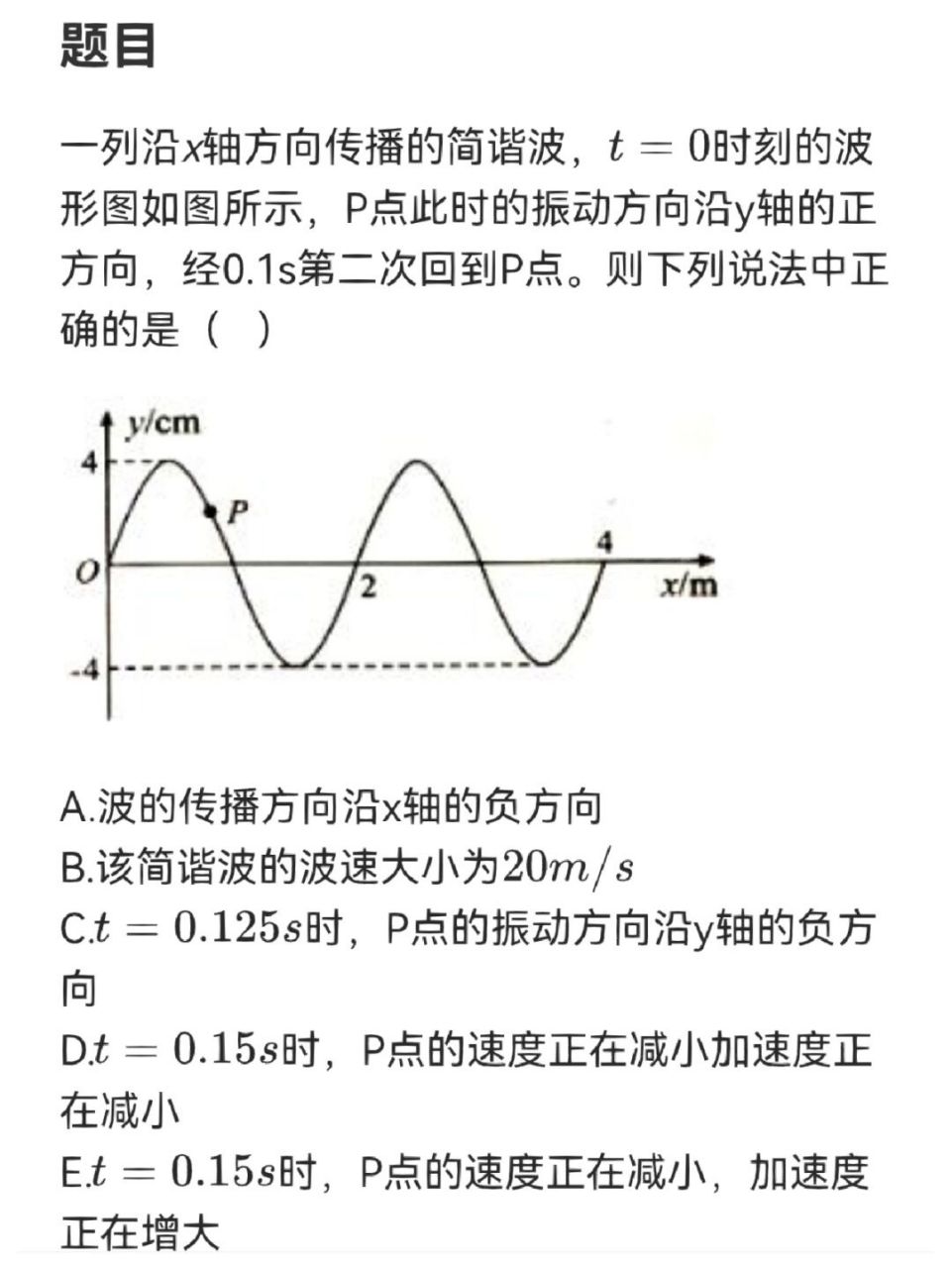 波动图象振动图像综合问题 #高中物理怎么学# #高中物理笔记# #高考