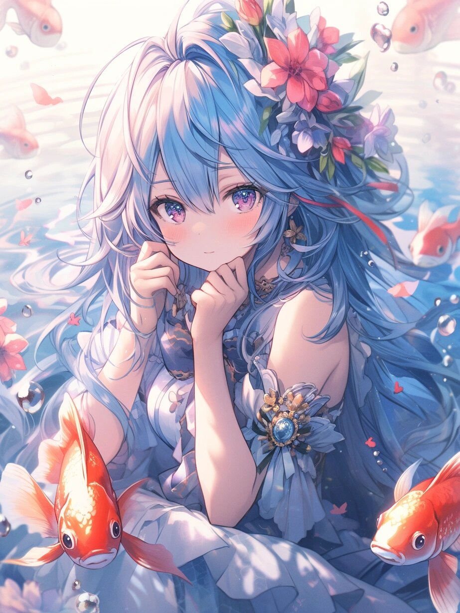 0469♀15动漫女头Ⅰ人鱼公主 海之精灵