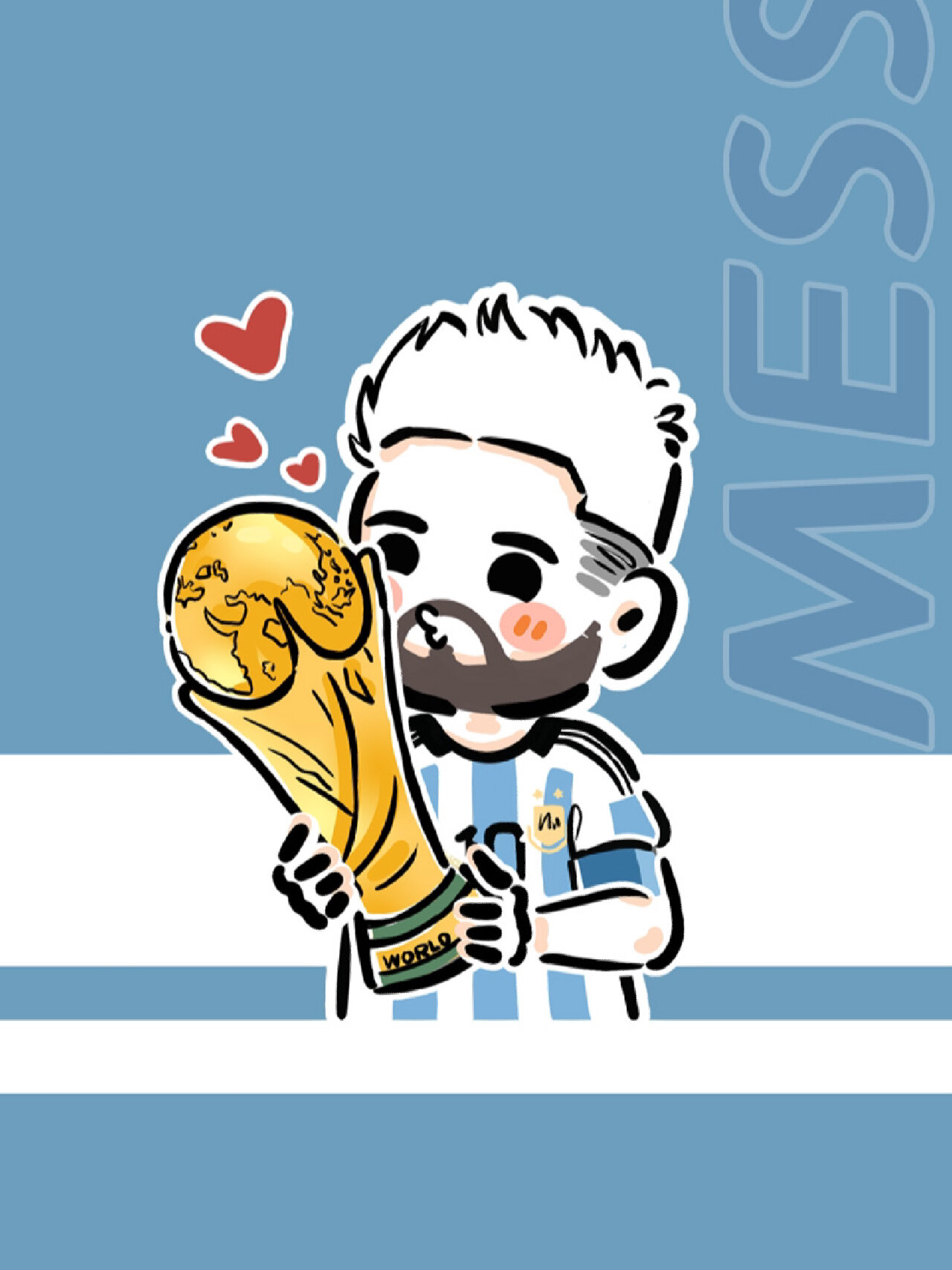 🏆🏆🏆 恭喜梅西圆梦卡塔尔,如愿捧起大力神杯!