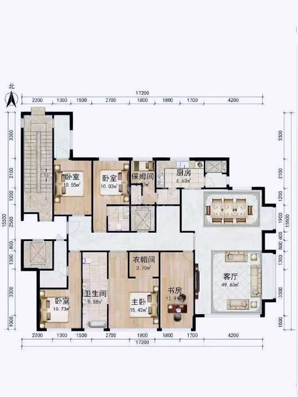 京西景园公租房户型图图片