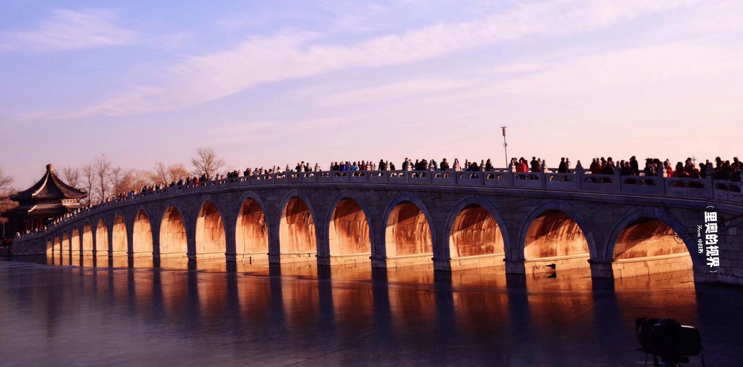 传说中的金光穿洞|颐和园十七孔桥
