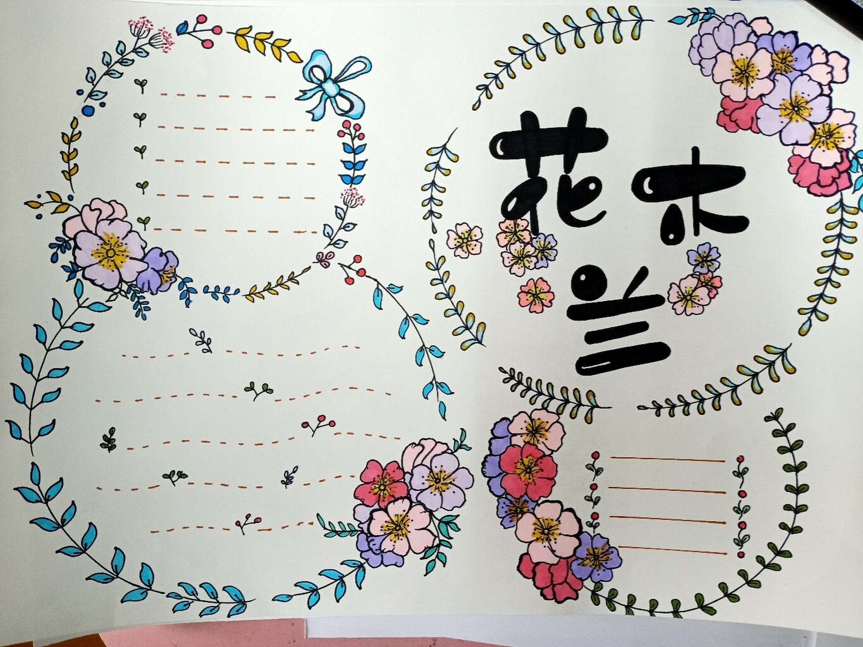 读书小报 手绘 手抄报 读书小报