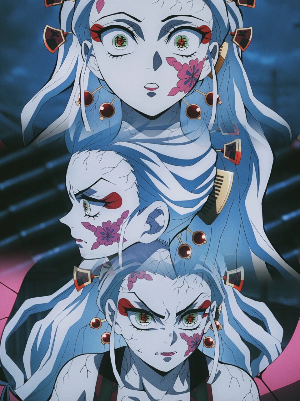 头像│上弦之六堕姬白发ver.