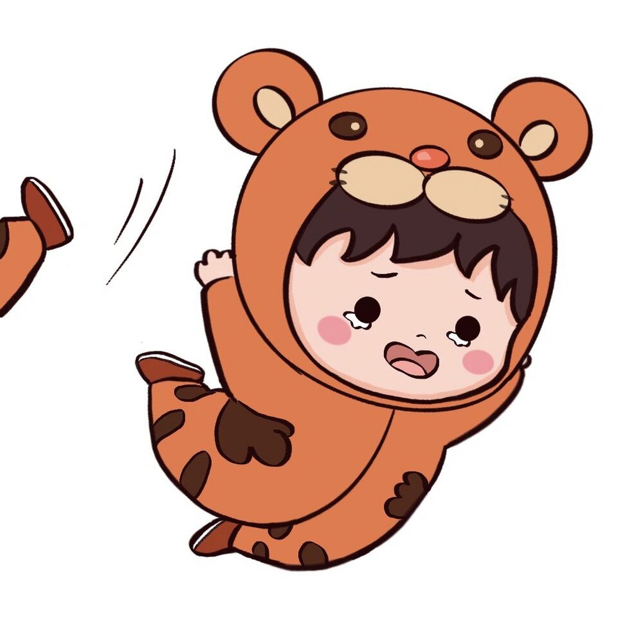 暴力情头～老虎睡衣小情侣