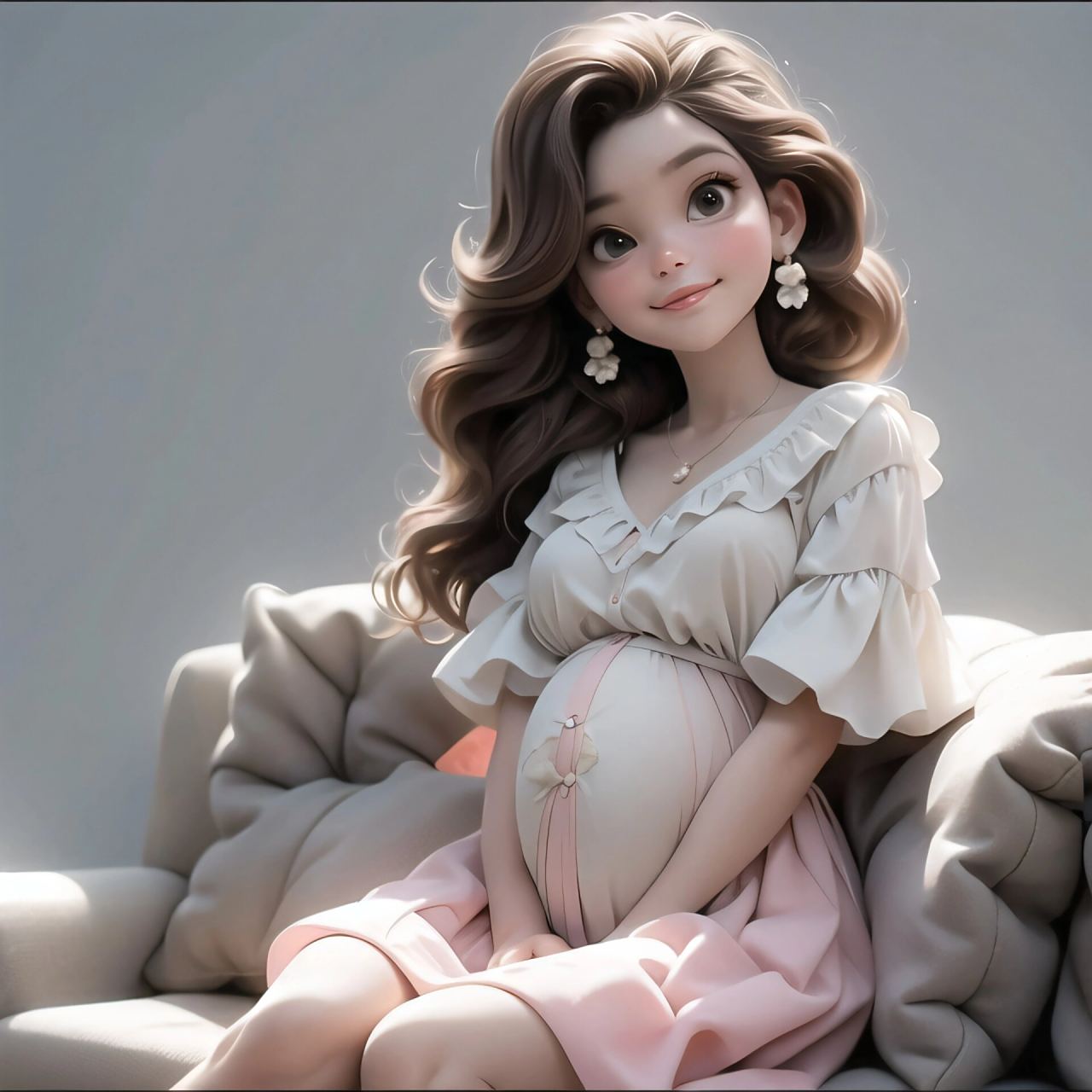 女生头像 孕妈妈的专属头像 #努力成为更好的自己# 怀孕的女生也可以