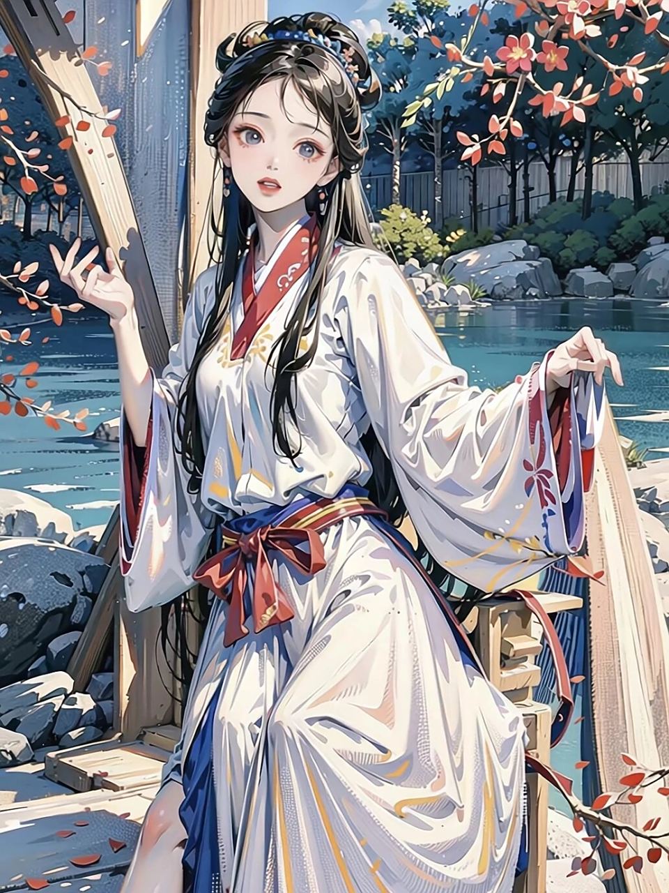 古风少女ll动漫壁纸ll好看壁纸,可保存哟!