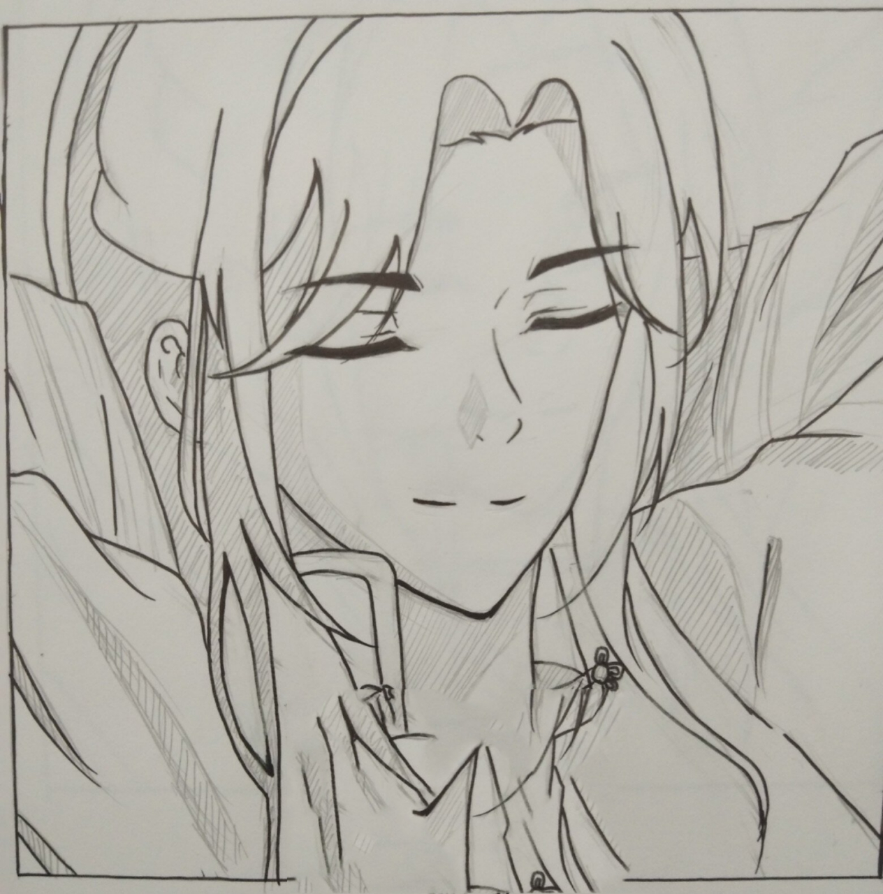 《天官赐福》花城铅笔稿(含过程) 有明天开学的学生党吗,不满你说我的