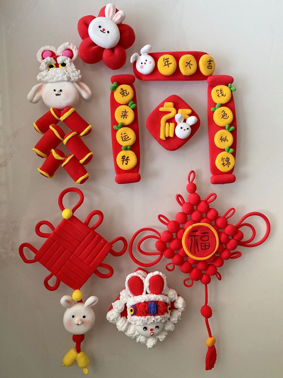 春节粘土素材来了