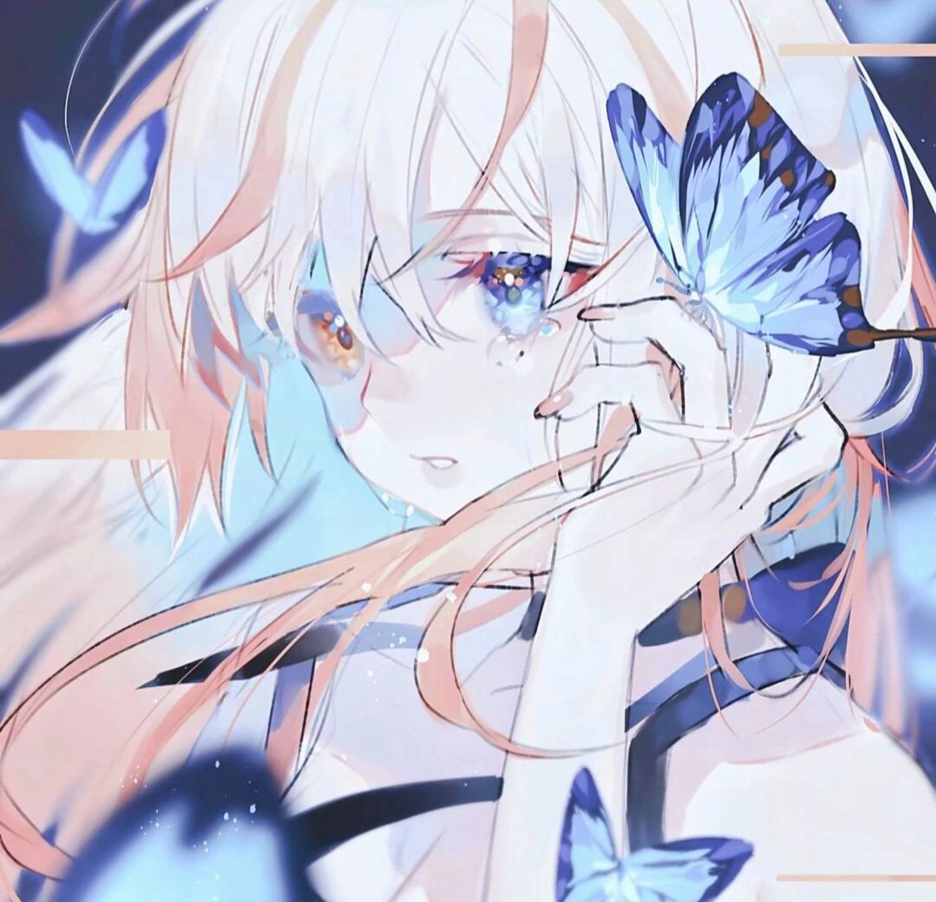 伤感动漫女头,可保存