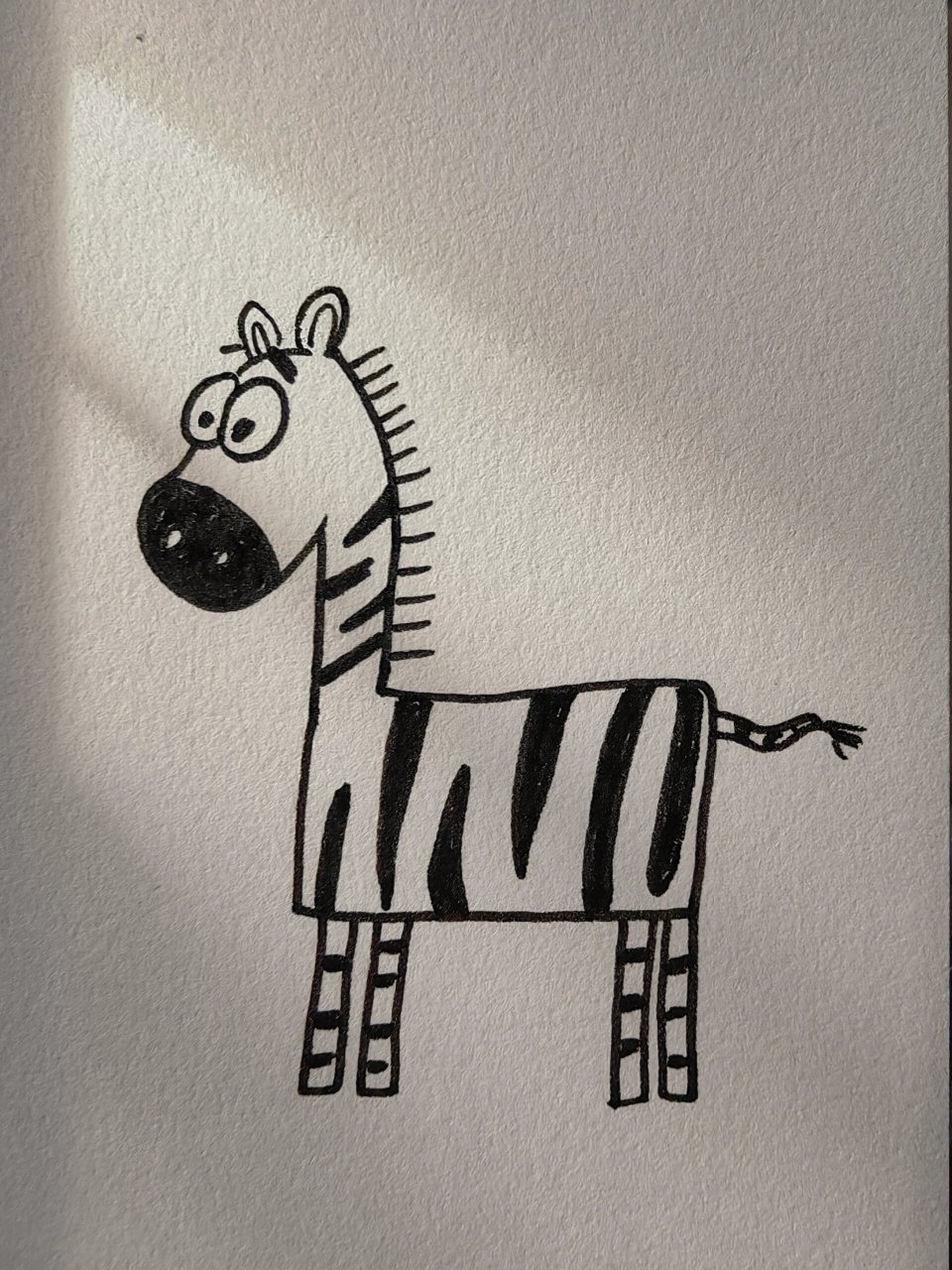 你喜欢第几 挑战画100只动物/23斑马 简笔画斑马︳卡通画斑马