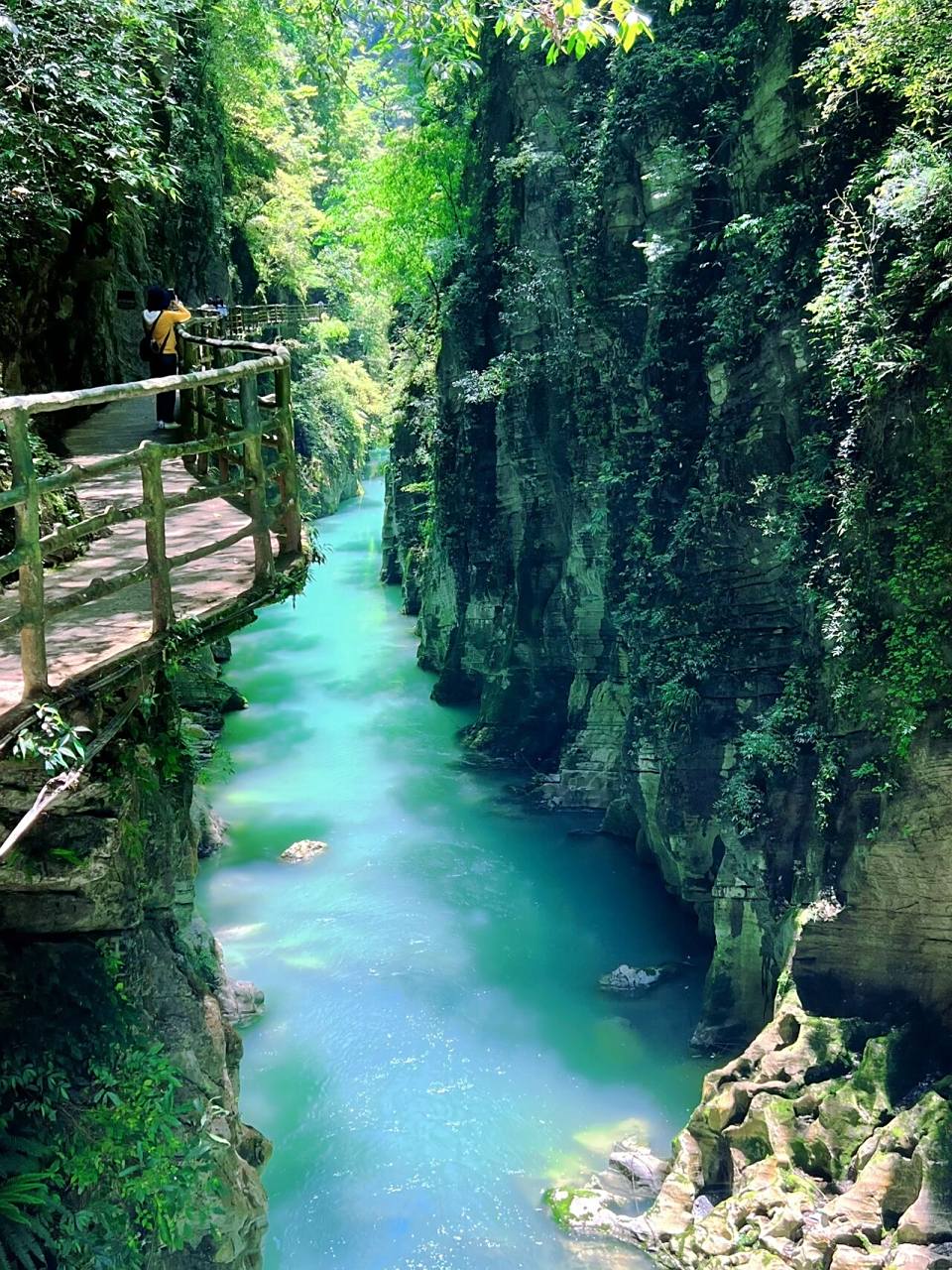 恩施地心谷景区位于神秘北纬30度中心,318最美国家景观道1520站牌