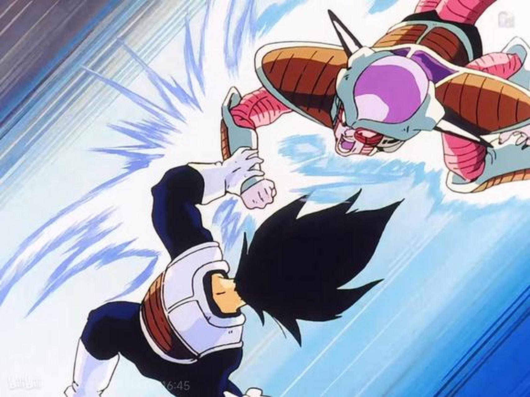 战斗力20万的贝吉塔,怎么能挡住弗利萨大王愤怒一击的?