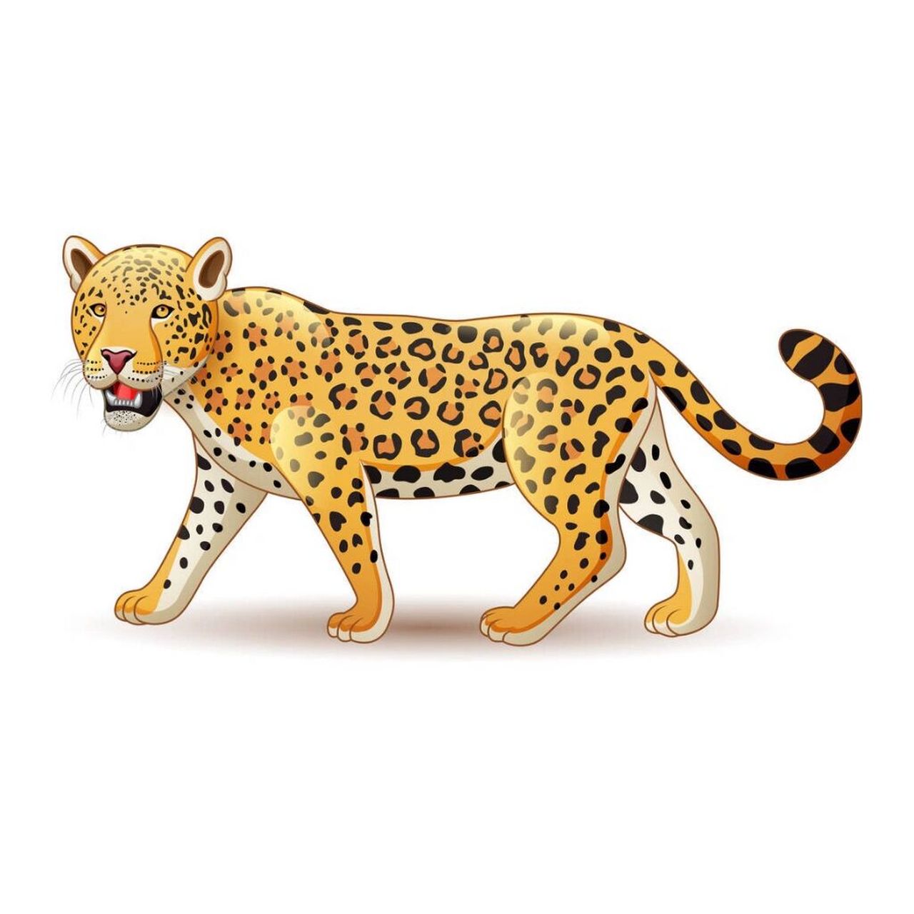 插画|一只卡通猎豹的奔跑瞬间 73猎豹这种动物想必大家都不陌生.