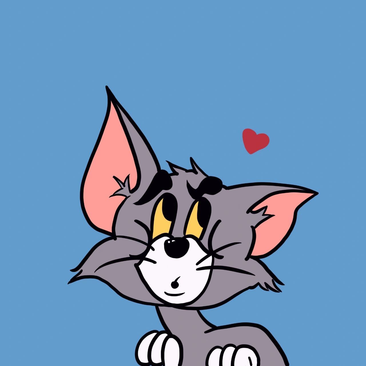 汤姆杰瑞情头画好啦 最近常常在主页刷到96手绘 超可爱的jerry教程