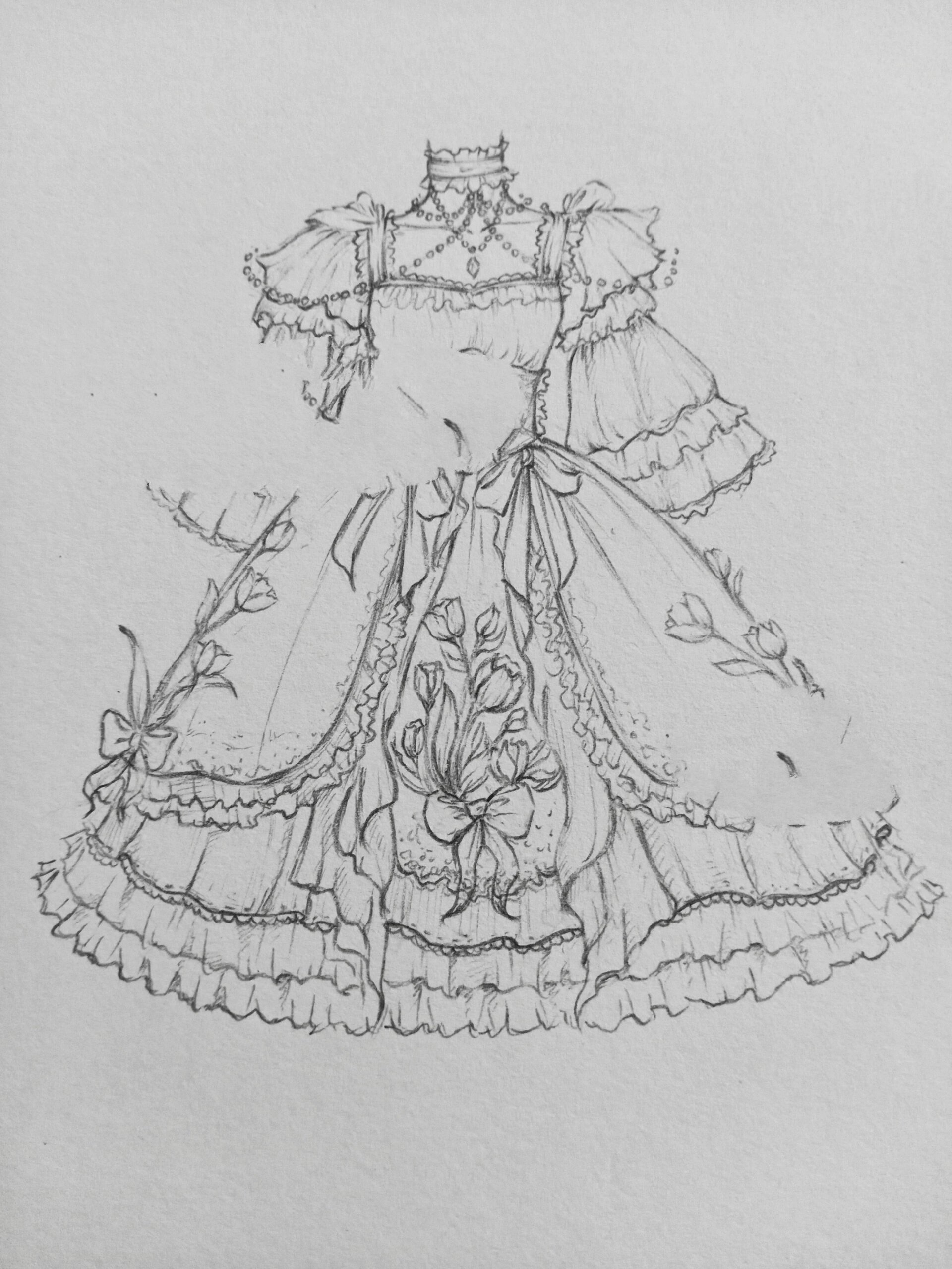 裙子类绘画过程Ⅰ2