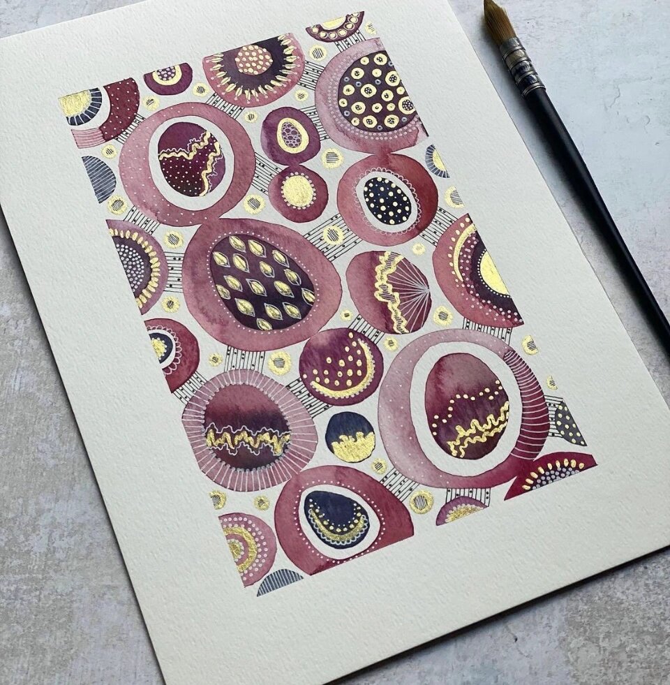 慢慢画/点线面素材 儿童线描创意装饰画