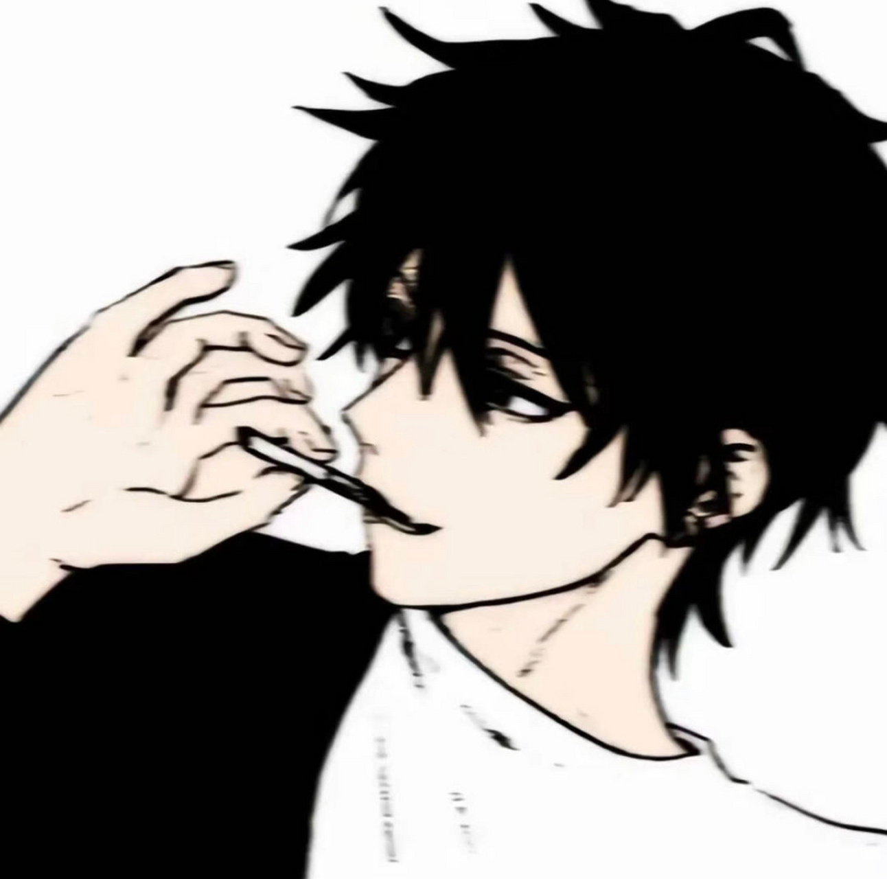 动漫男头 你很拽哦!        .来源:微博收集