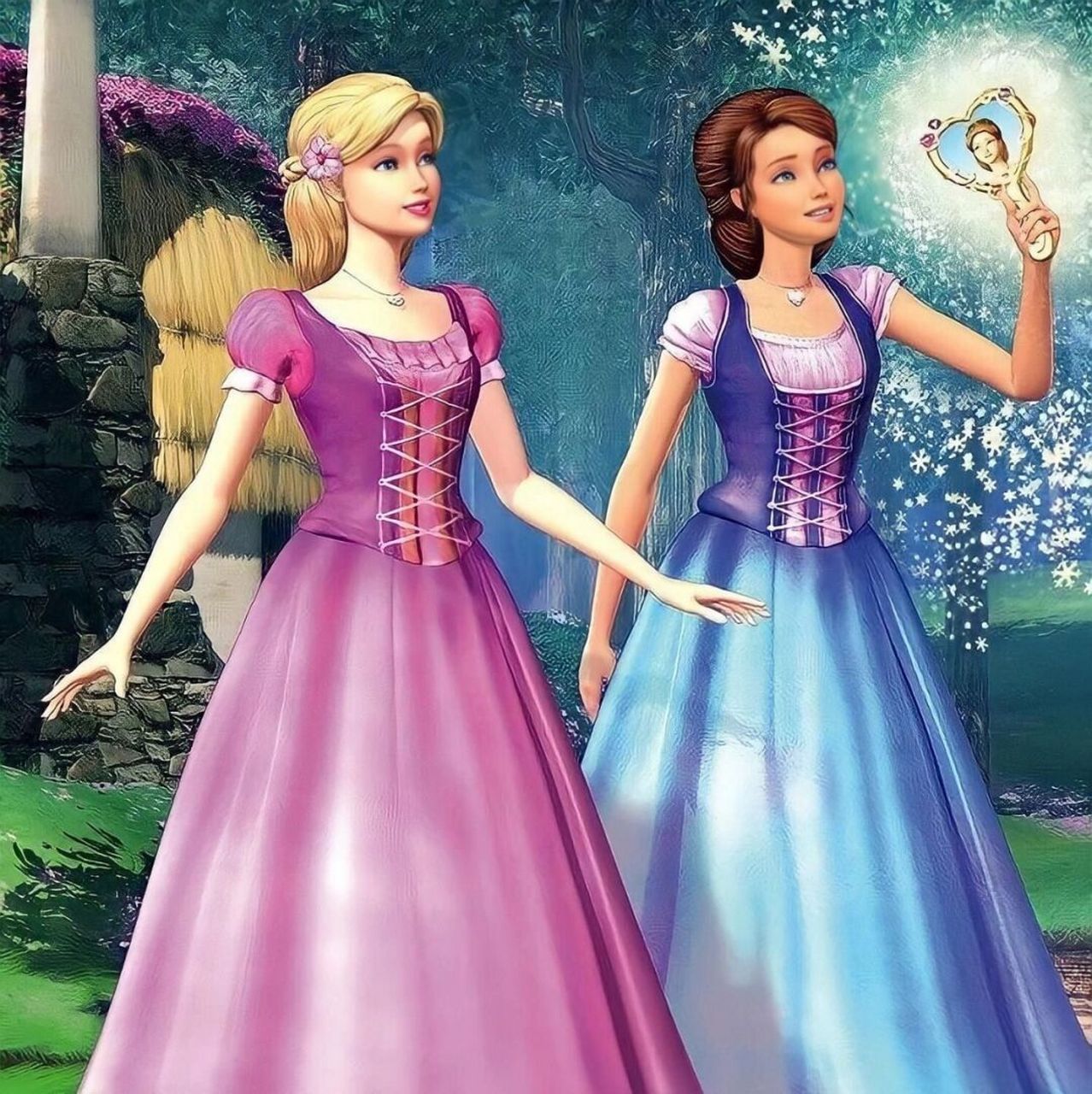 丽安娜爱丽莎 芭比之钻石城堡海报壁纸头像 96芭比之钻石城堡98