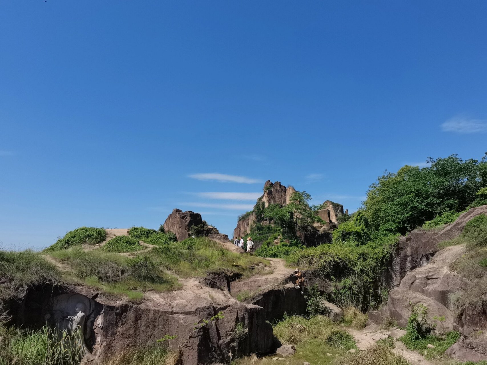 羊山石城初探 听说羊山石城很火,旁边还有个羊山公园,作为绍兴人怎么