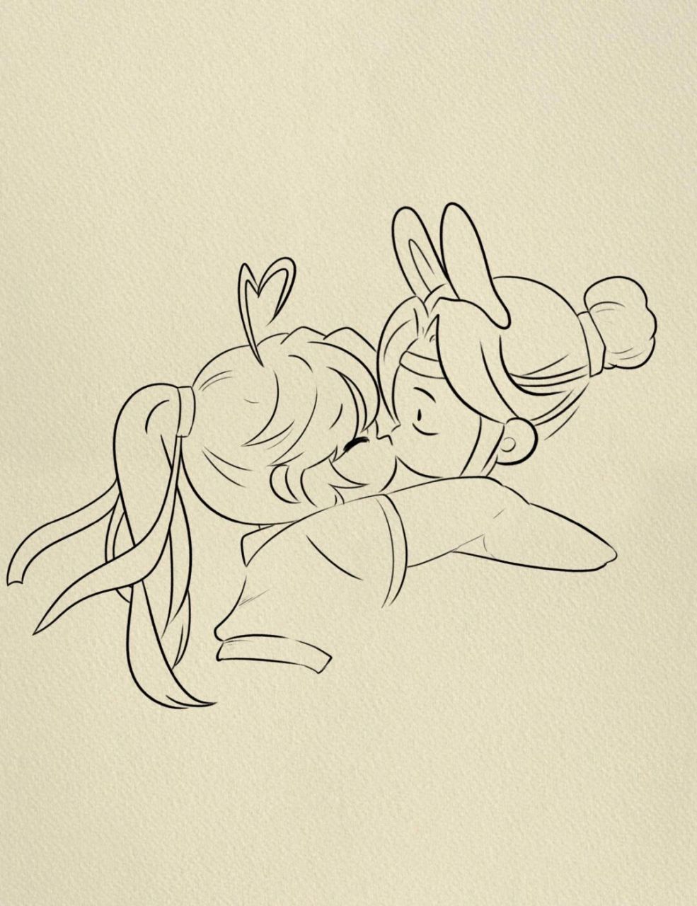 忘羡简笔画 #墨香铜臭# #寻找小红书绘画大神# #画画的日常# #简笔画