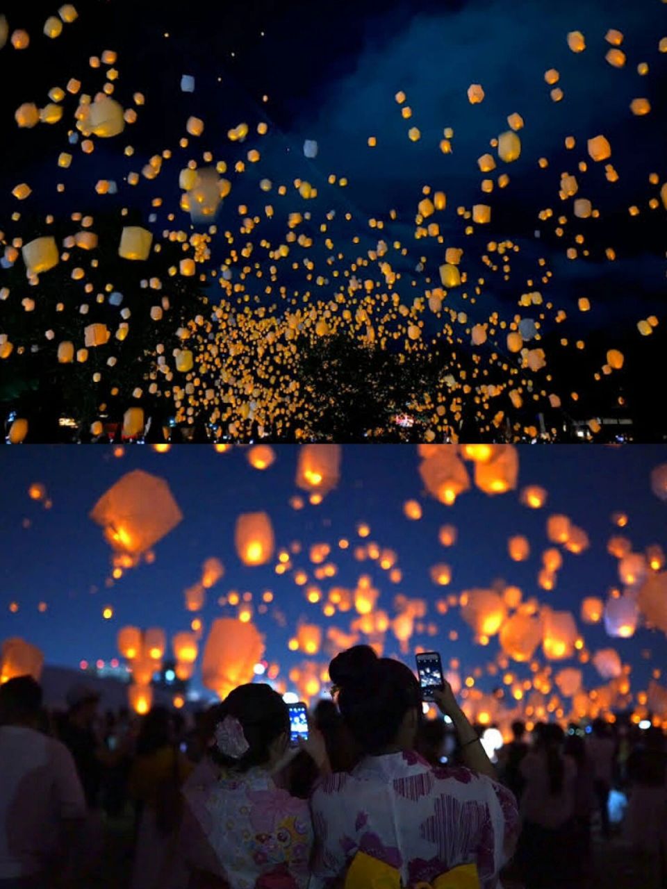 日本最大天灯祭り 日本最大的天灯庆典/ ꙳☄︎七夕天灯节𓆩