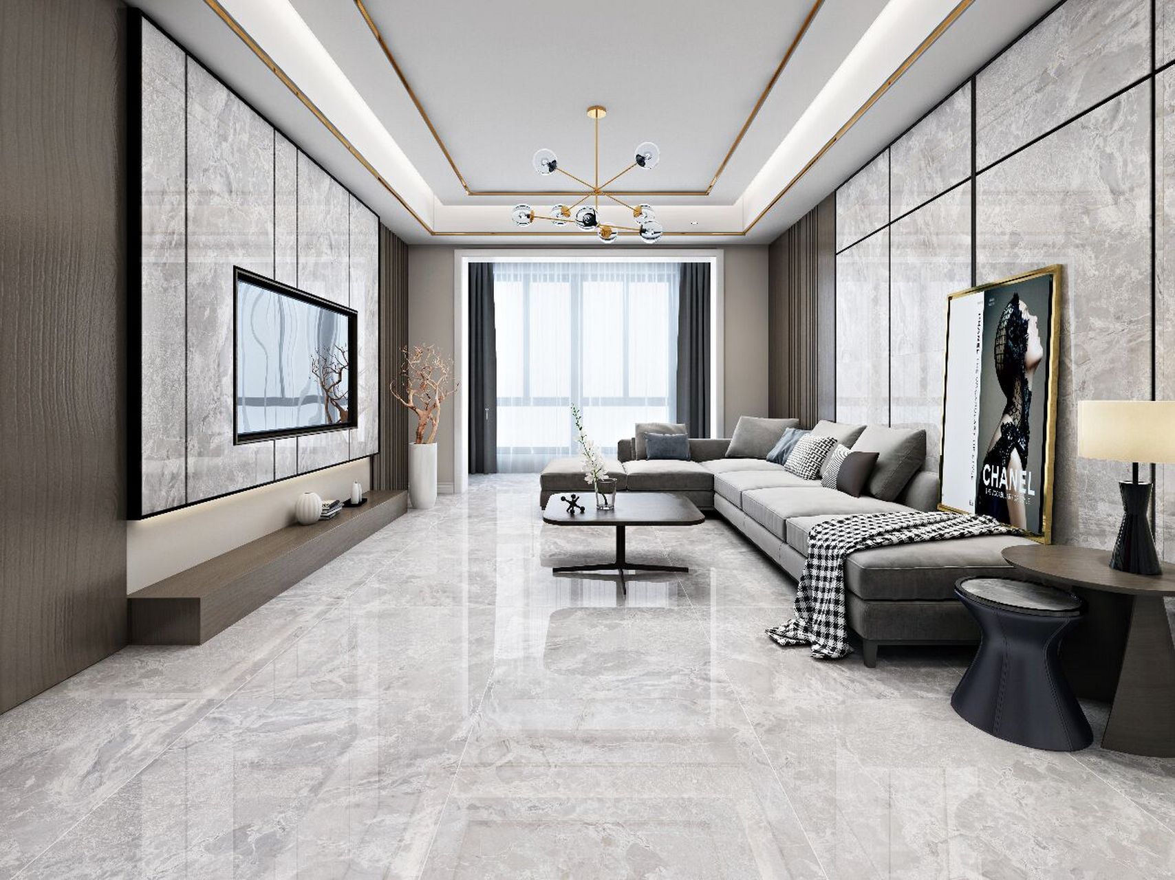 秒懂 | 灰色瓷砖怎么选,浅灰深灰不要选错 地砖选浅灰还是深灰,主要